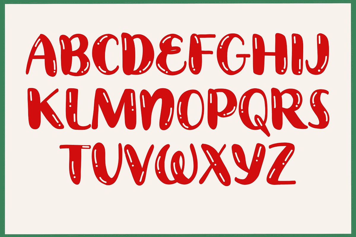 Christmas season, a Handwritten Font by It me digital art (Photo 3 of 10)