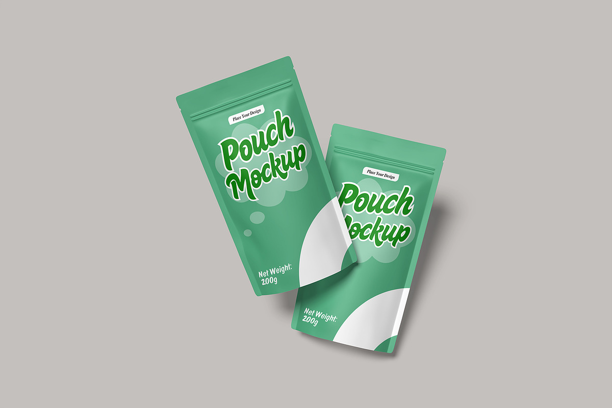 High Quality Pouch Packaging Mockup, a Packaging Mockup by lamorastudio (Photo 4 of 11)