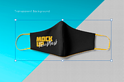 Face Mask Mockup v3, a Household Mockup by 2dsight (Thumbnail 2 of 11)