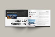 Travel Magazine Landscape Templates, a Magazine Template by Pixelpick (Thumbnail 7 of 13)