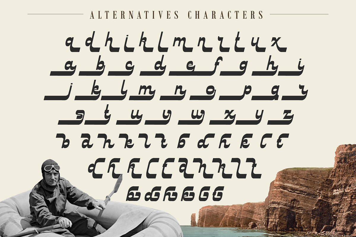 Retromax | Reverse Contrast Script, a Script Font by Debut Studio (Photo 6 of 18)