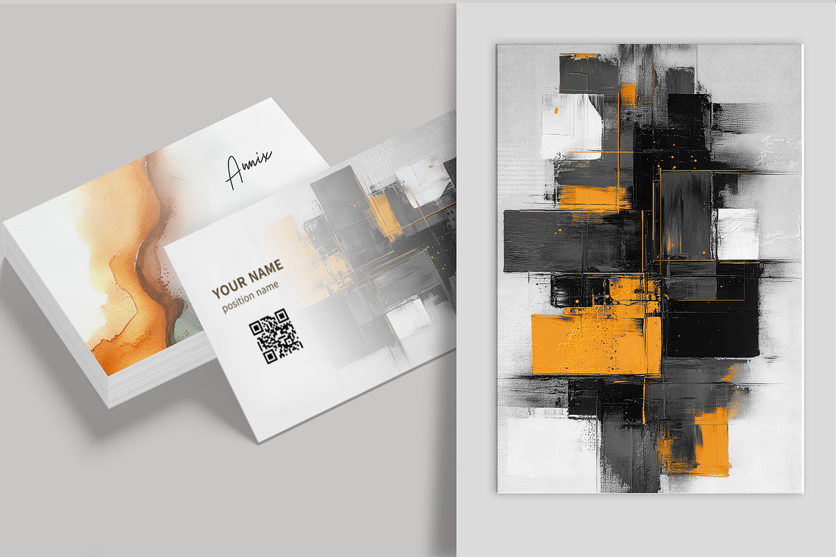 Abstract oil painting art wallpaper, a Decorative Illustration by fei long (Photo 6 of 10)