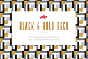 Black and Bold Deco Patterns, a Pattern Graphic by Jackson Fish Market (Thumbnail 1 of 11)
