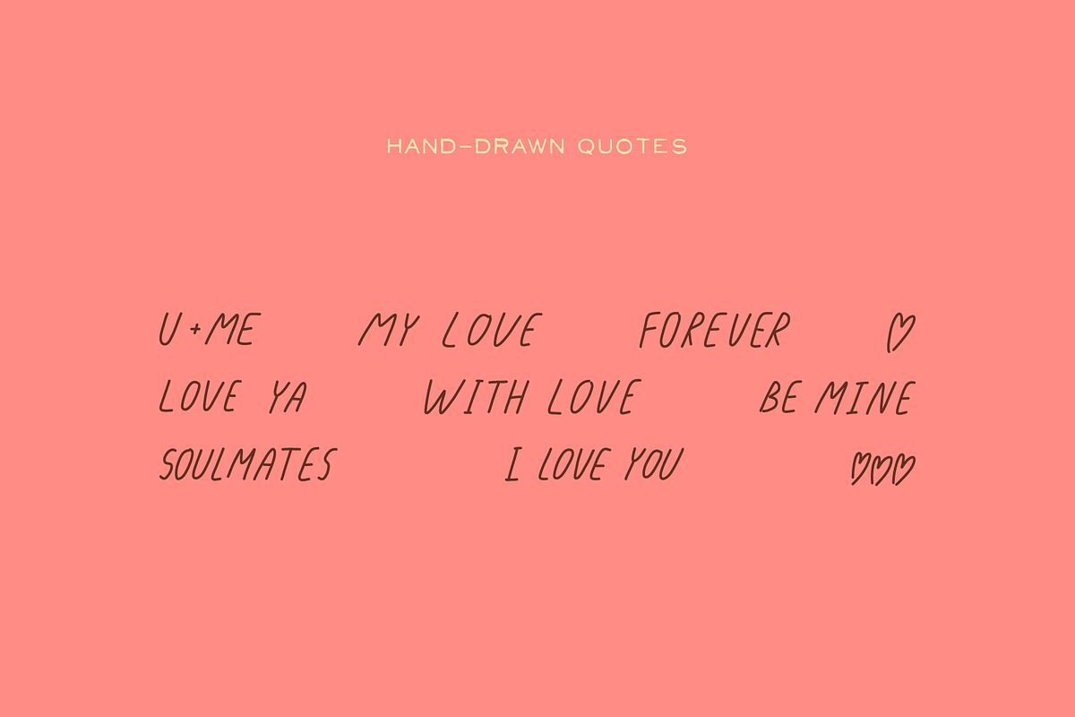 LOVE | Graphic collection, an Illustration by katieromanoff_art (Photo 6 of 13)