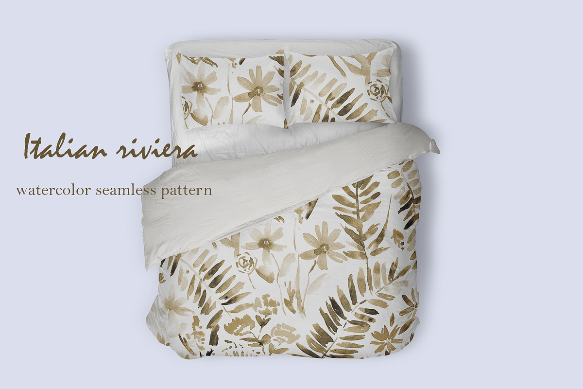 Italian riviera - floral seamless, a Pattern Graphic by Katerina Tova (Photo 9 of 14)