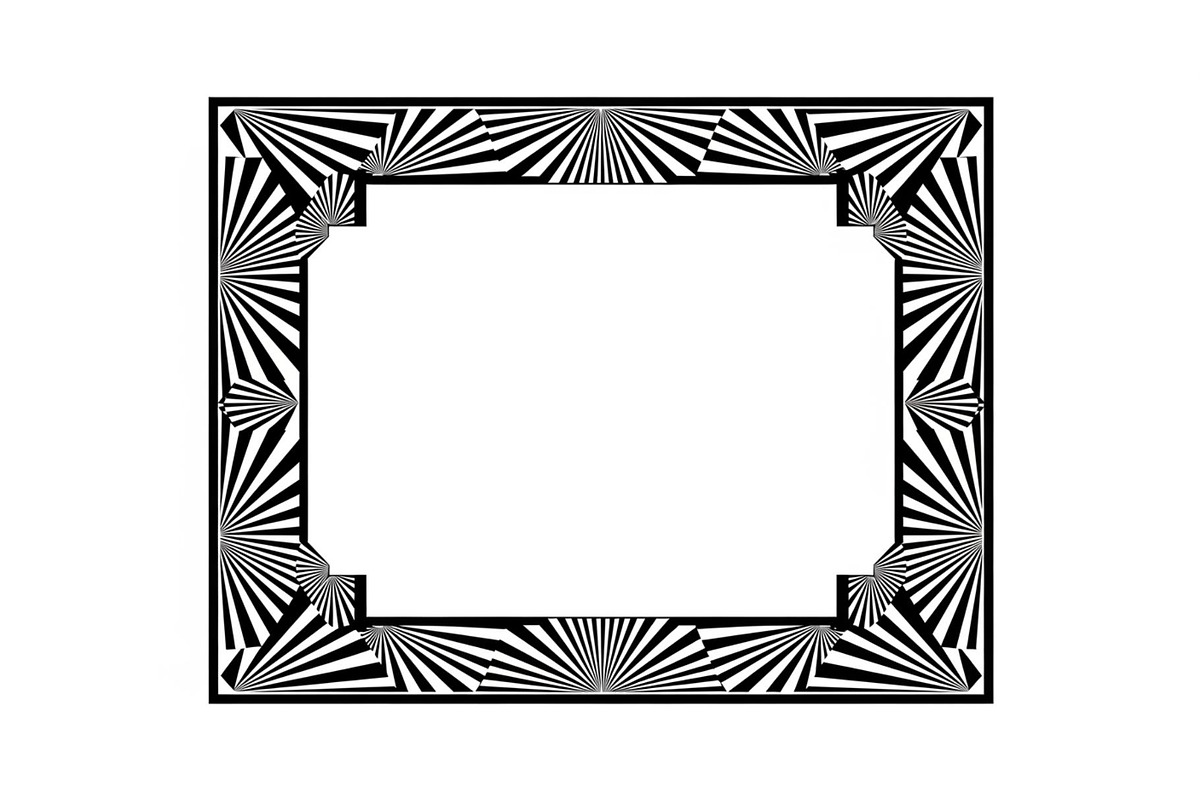 Art Deco Geometric Frame Bundle, an Illustration by jahid234 (Photo 23 of 31)