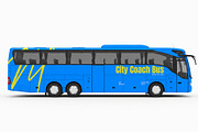 City Coach Bus Advertising Mockup, a Product Mockup by graphypix (Thumbnail 1 of 4)
