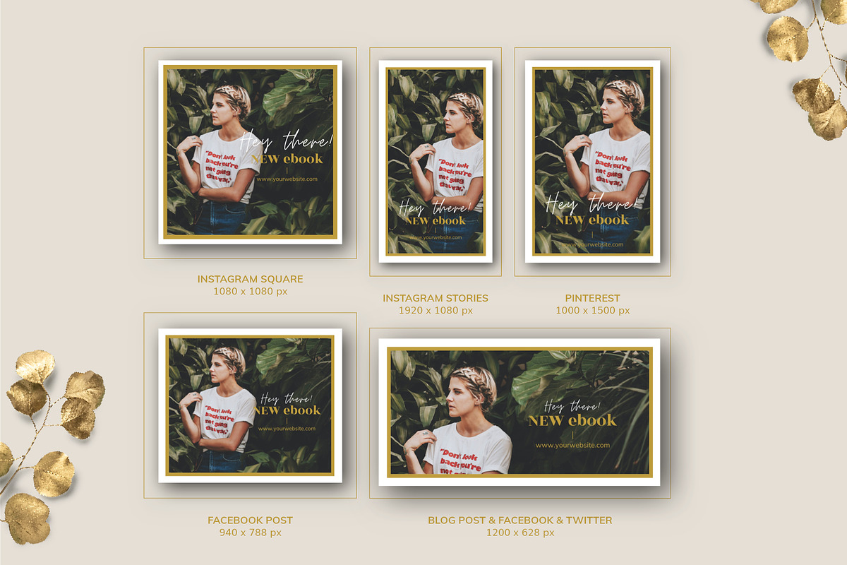 Social Media Bundle/ CANVA,Photoshop, a Social Media Template by Mirazz (Photo 2 of 13)