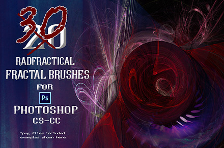 30 RadFractical Fractal Brushes 