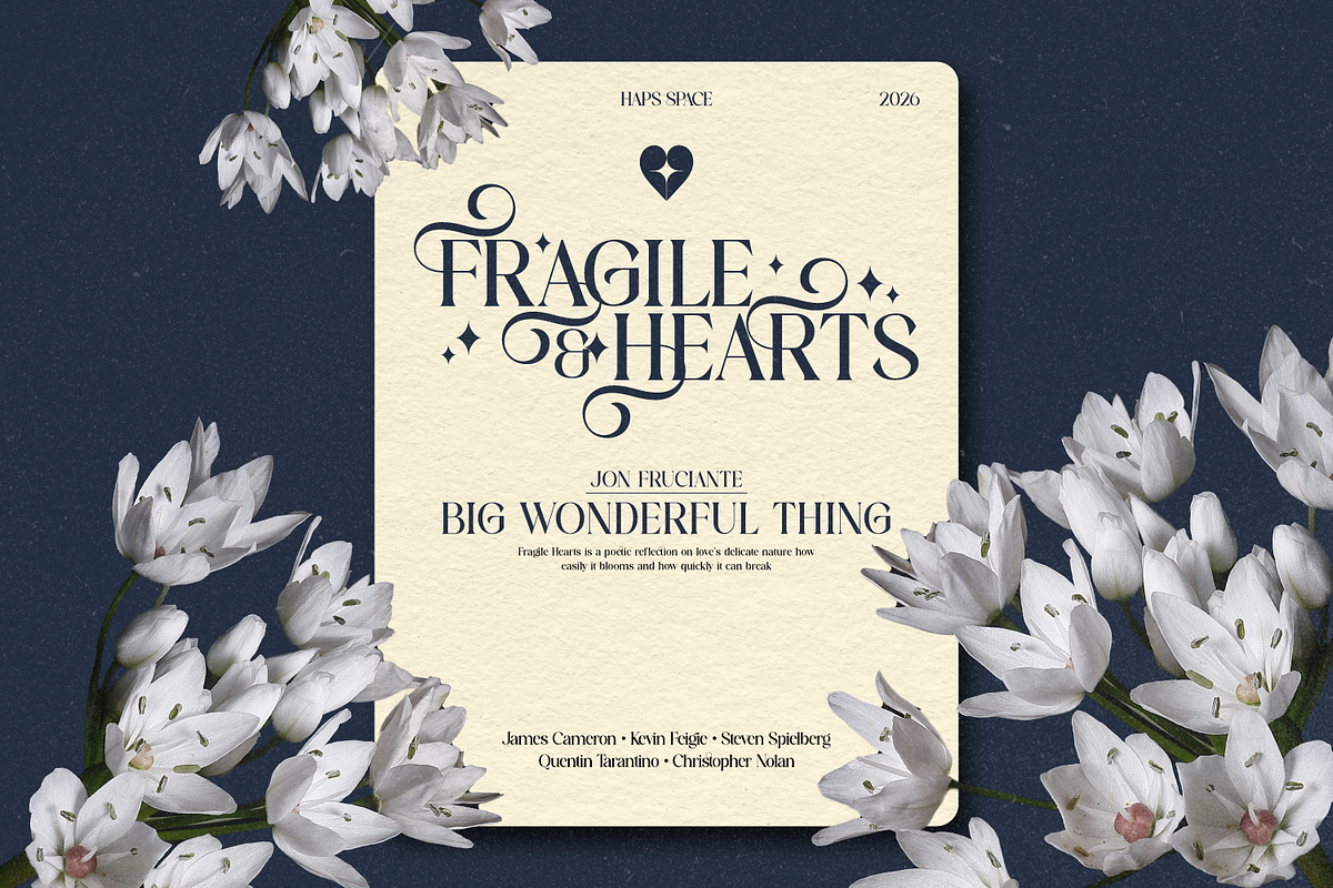 Roses Smyth Elegant Font, a Serif Font by Haps Space (Photo 9 of 15)
