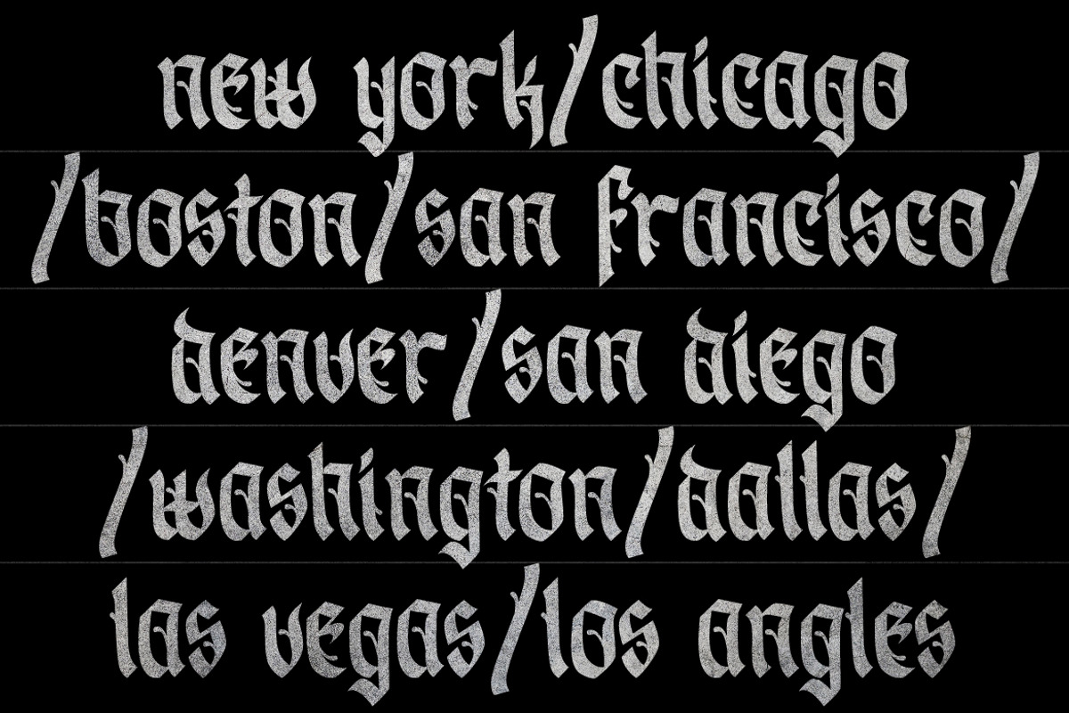 Blackpearl Gothic Business Font, a Font by Creatype Studio (Photo 5 of 10)