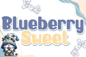 Blueberry Sweet - Handwritten, a Handwritten Font by Charmingbear59.design