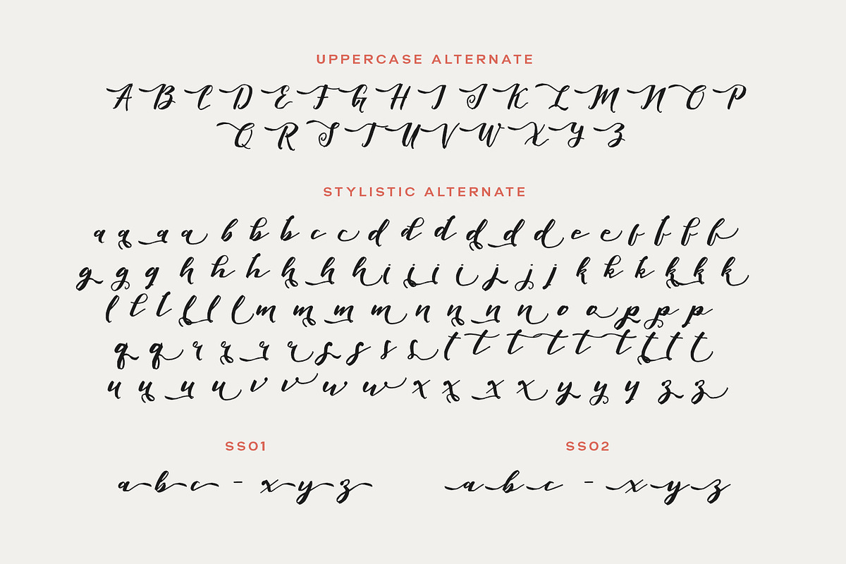 Grateful Story - a handwritten font, a Handwritten Font by Siwox Studios (Photo 8 of 9)