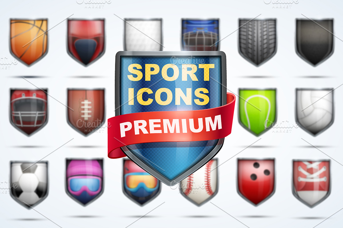 MEGA-Set Premium Icons of Sports.