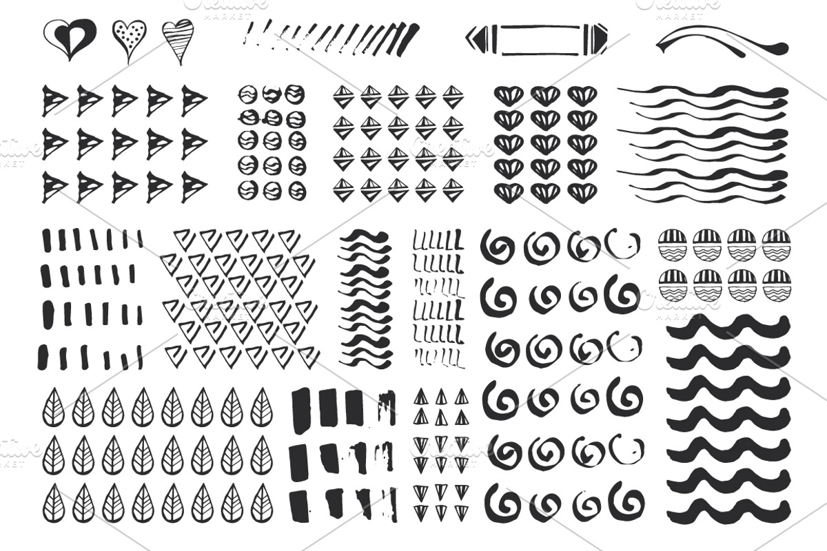 Handsketched elements, logo creator, an Object Graphic by Dasha Efremova (Photo 7 of 11)