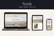 Norah Boho Showit Website Template, a Websites & App Template by Monarch Design Co. (Thumbnail 2 of 9)