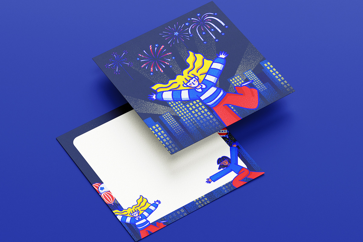 Freedom & Fireworks Celebration, a Seasonal Illustration by CreativeValuation (Photo 8 of 12)