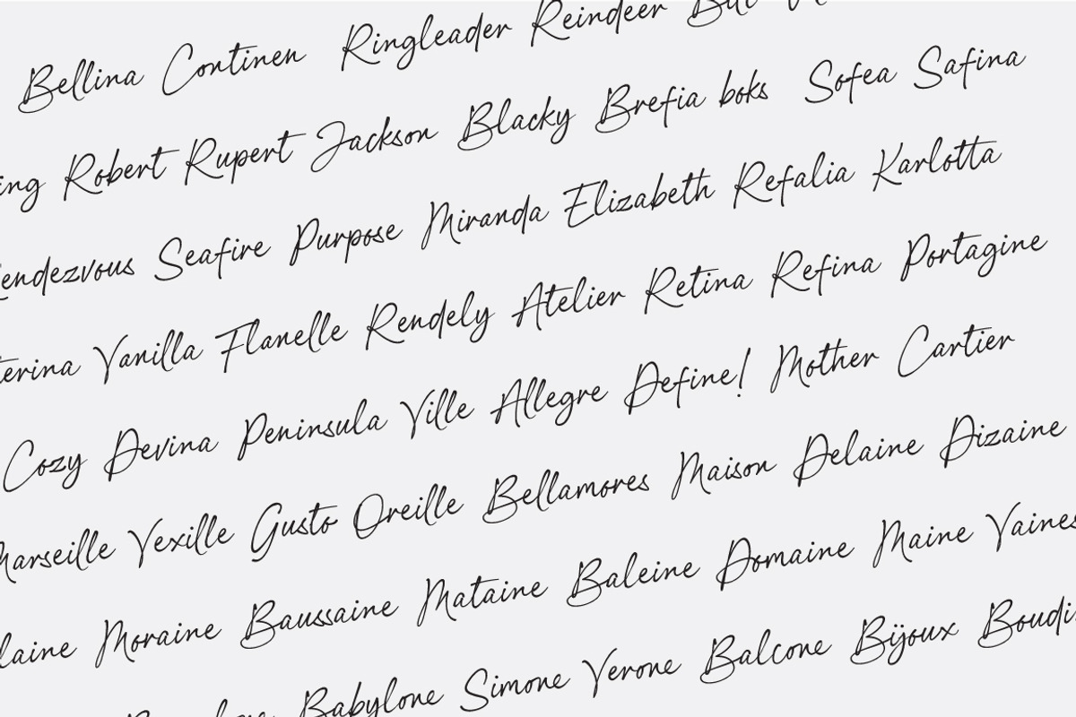 Belfini, a Script Font by DoubleZ Studio (Photo 12 of 14)