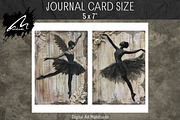 Shabby Chic Gothic Ballerina Figures, a Person Illustration by Digital Art Mahdiseño (Thumbnail 5 of 9)