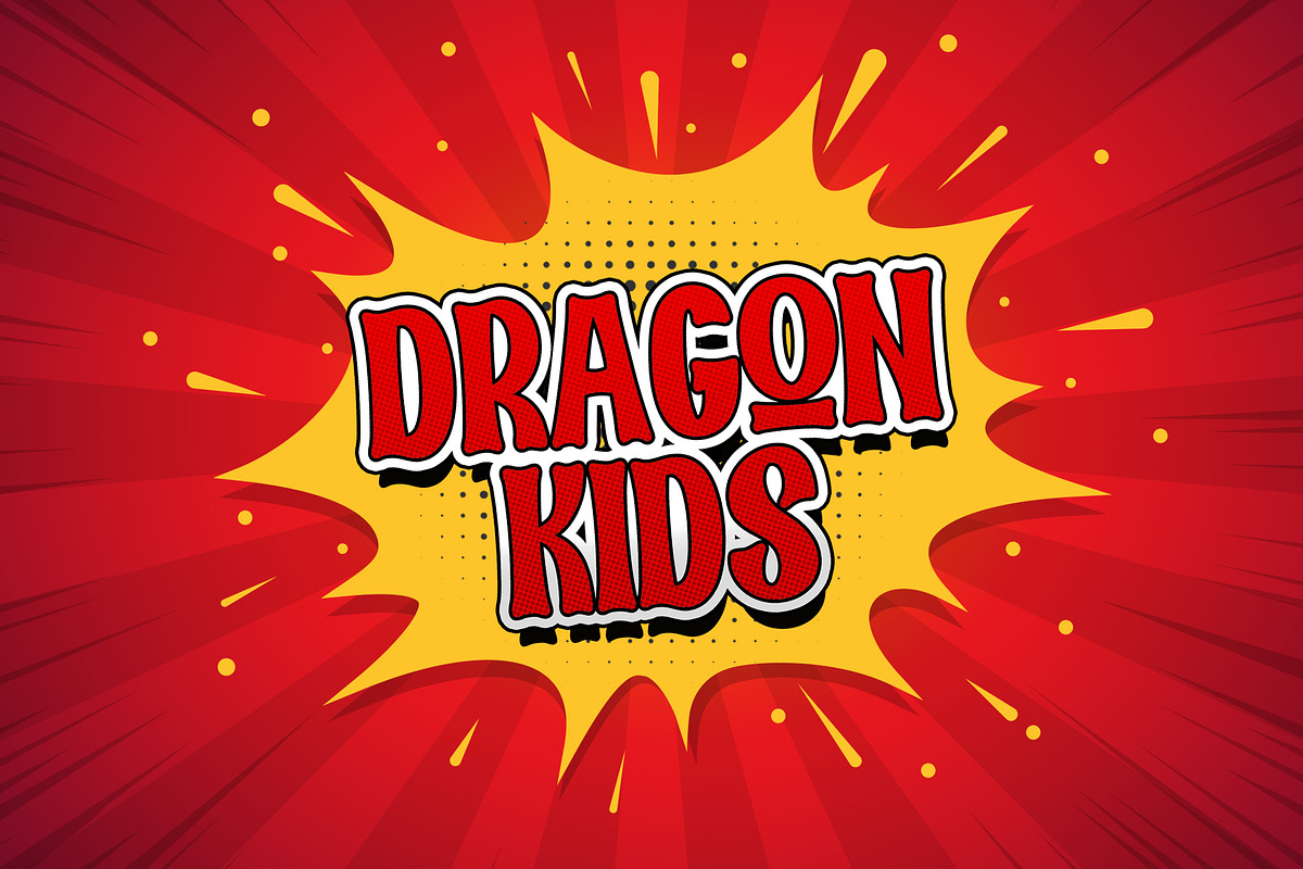 Dragon Kids - Playful Display Font, a Sans Serif Font by StringLabs (Photo 1 of 7)