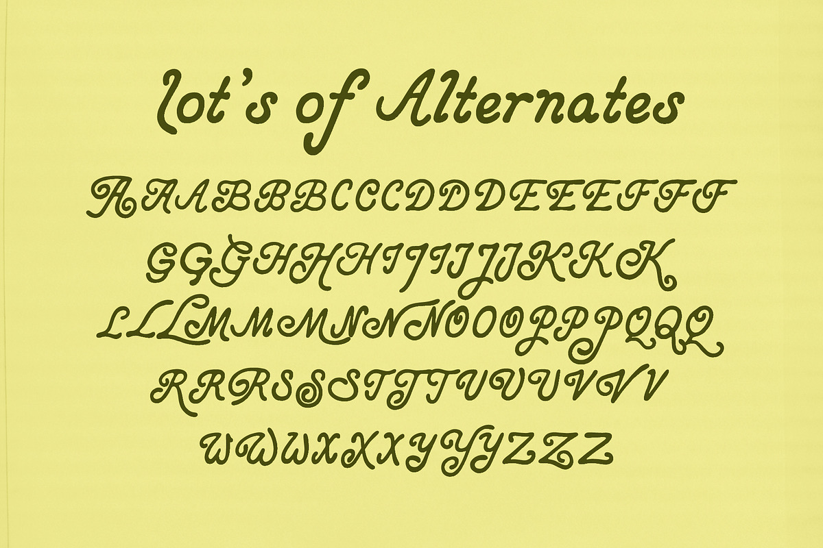 Storybook - Retro Hand-drawn Italic, a Handwritten Font by Studio Funshop by Kelli (Photo 5 of 9)