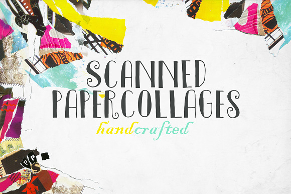 Scanned Paper Collages preview 6