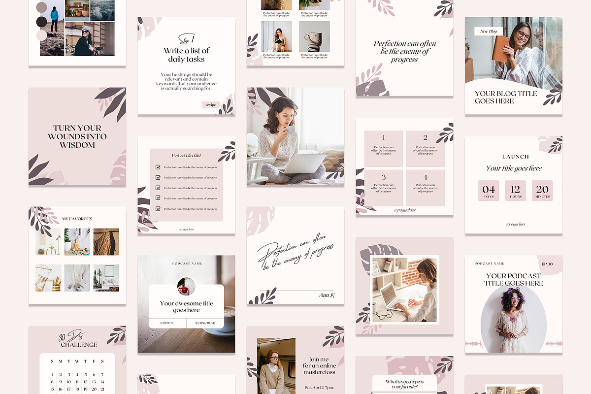 Entrepreneur Instagram Marketing, a Social Media Template by Kseniia_Design (Photo 10 of 12)
