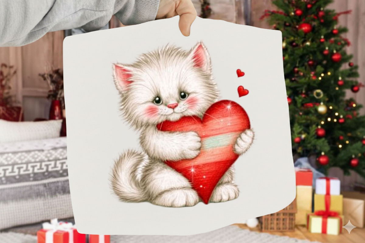 Valentine Cat Clipart Bundle PNG, an Animal Illustration by SVGArt (Photo 5 of 5)