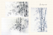 Zen Brushstrokes Sumi-e Clipart Set, an Illustration by Dazzling Art Boutique (Thumbnail 10 of 11)
