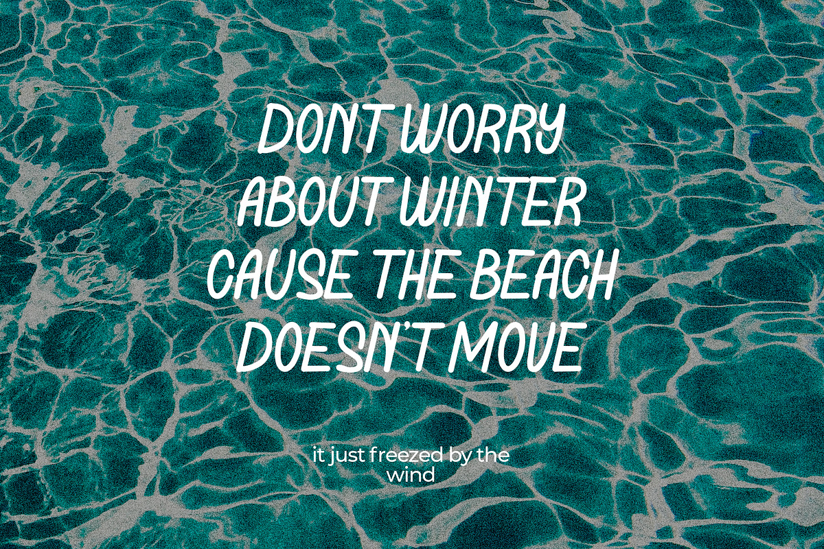 La Tropic Summer Typeface, a Handwritten Font by Casloop Studio (Photo 15 of 15)