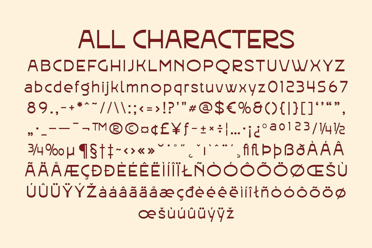 CS Rovigo – Retro Font, a Sans Serif Font by Craft Supply Co. (Photo 8 of 8)