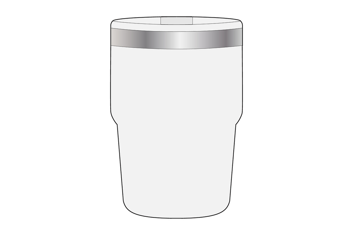 Travel Coffee Mug Mockup Vector CAD, a Cups & Container Mockup by PATTERNBASE (Photo 2 of 3)
