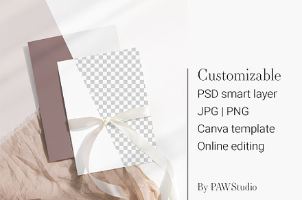 Customizable Card Mockup 5x7 8e b32
