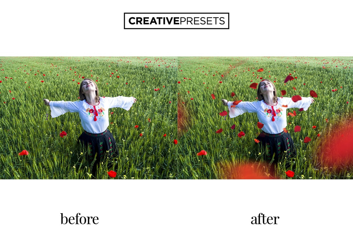 Wild Poppies Photo Overlays, a Layer Style Add-On by CreativePresets.com (Photo 9 of 12)