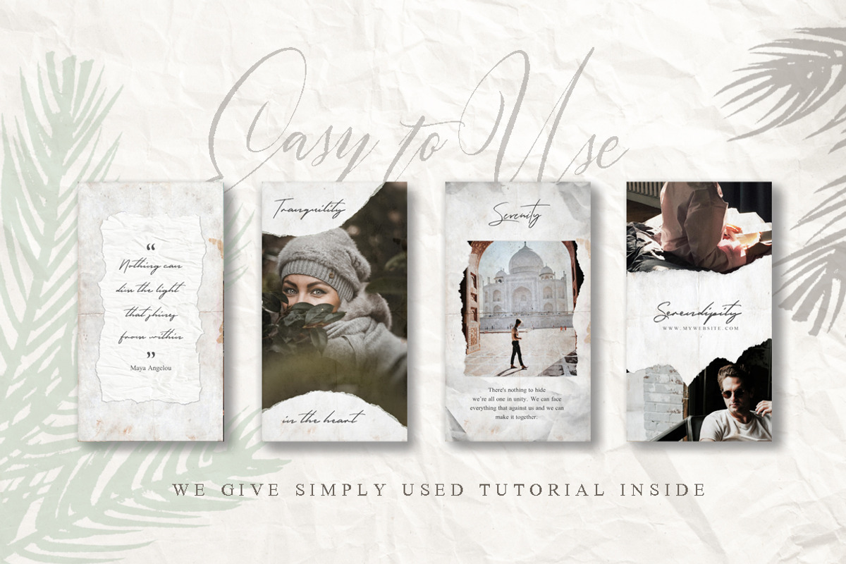 ANIMATED Rustic Paper Instagram Pack, a Social Media Template by Eviory (Photo 10 of 14)
