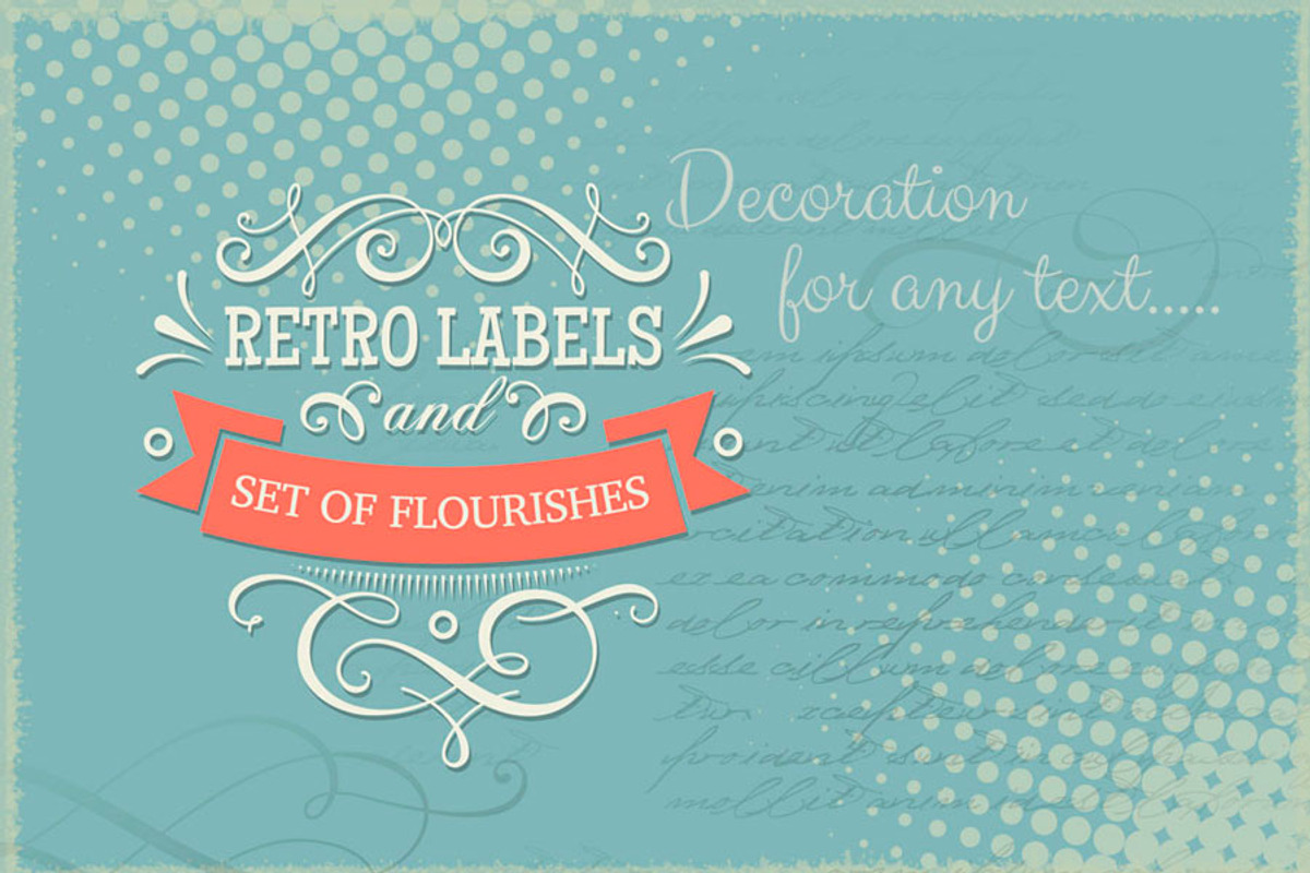 Set of flourishes, an Illustration by ARSCOR (Photo 1 of 6)