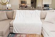 Minky Blanket on couch mockup #BH05, a Product Mockup by JENLYNN Stock Shop (Thumbnail 2 of 7)