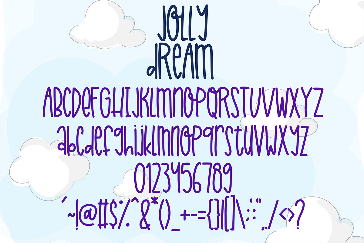 Jolly Dream - Skinny Handwritten preview 7