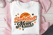 Retro Baskerball Mom PNG Shirt Sport, a Sport Illustration by SugarCloudStudioArt (Thumbnail 5 of 6)