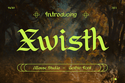 Xwisth Font, a Blackletter Font by Allouse Studio (Thumbnail 1 of 11)