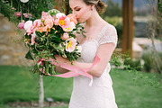 Wedding Bride with Spring Flowers, a Person Photo by Shae Estella Photo (Thumbnail 1 of 2)