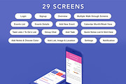 To Do Task Manager Mobile App Design, an UI Kit Template by App Innovation (Thumbnail 6 of 7)