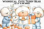 Whimsical  Cute Teddy Bear, an Illustration by Craft Nest (Thumbnail 1 of 6)