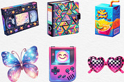 Nostalgic 90s Retro Sublimation, an Illustration by Black Bird Studio (Thumbnail 4 of 6)