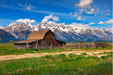 Historic John Moulton Barn at Mormon, a Nature Photo by Nick Fox