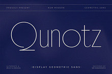 Qunotz | Display Sans