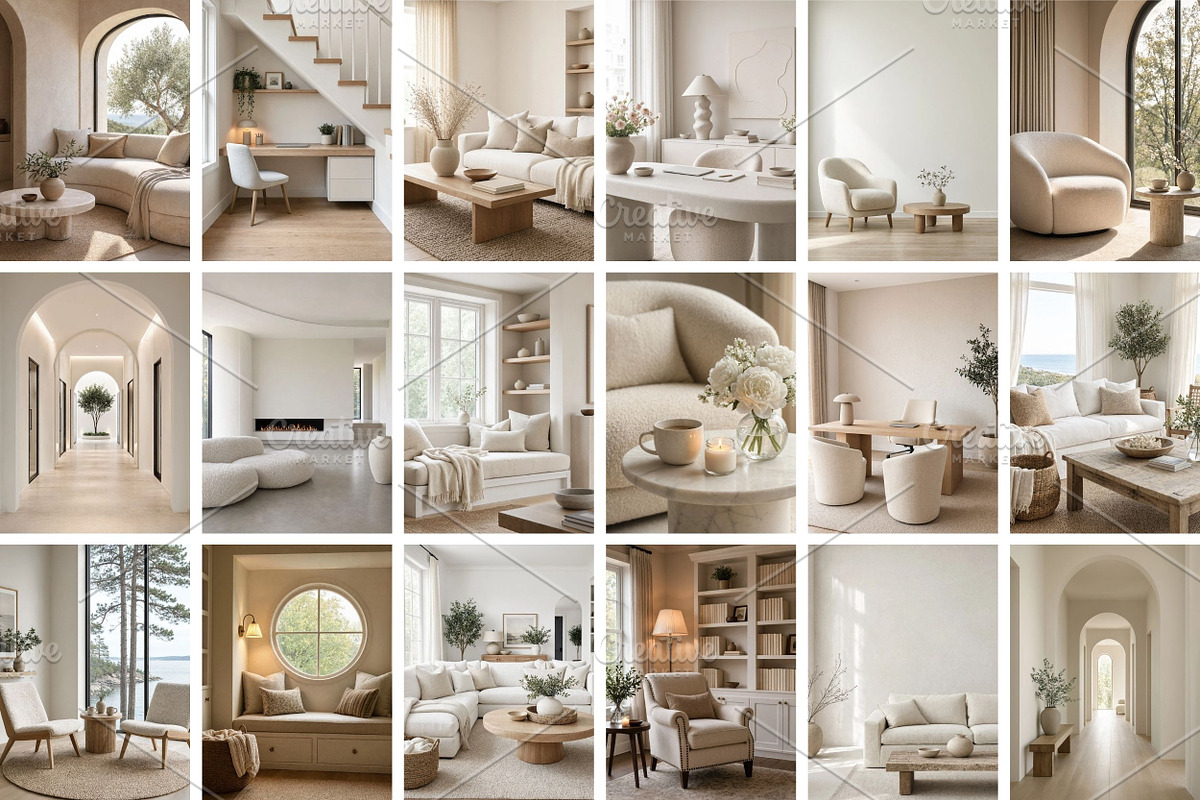 White Interior Stock Photo Bundle, an Architecture Photo by Selenique Studio (Photo 8 of 12)