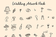 Wedding Artwork Illustration Pack, a Decorative Illustration by Stocasso (Thumbnail 3 of 3)