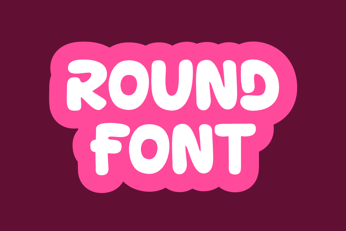 Rekoy Ghoba - Round Font, a Sans Serif Font by Iqsiart Studio (Photo 5 of 7)