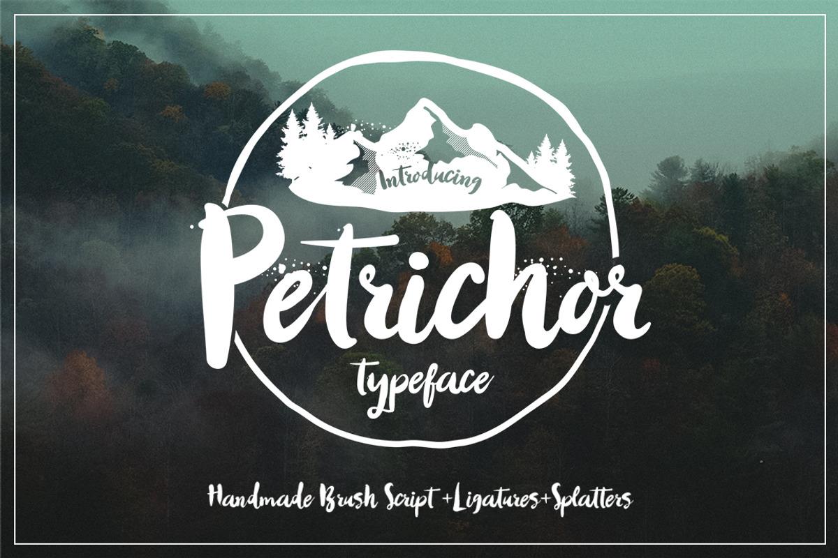 Petrichor Typeface